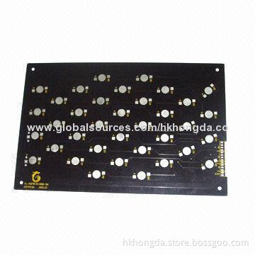 Aluminum Foundation Plate PCB, 0.10mm Minimum Trace Width